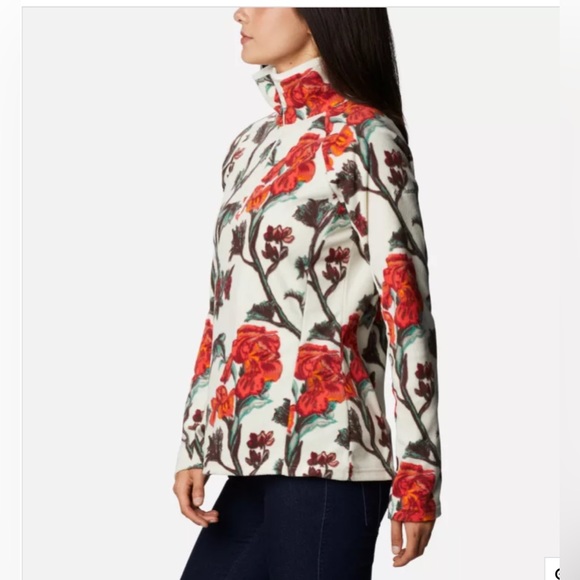 Columbia Women’s Glacial™ IV Print Half Zip Pullover. Size S. - Picture 4 of 9
